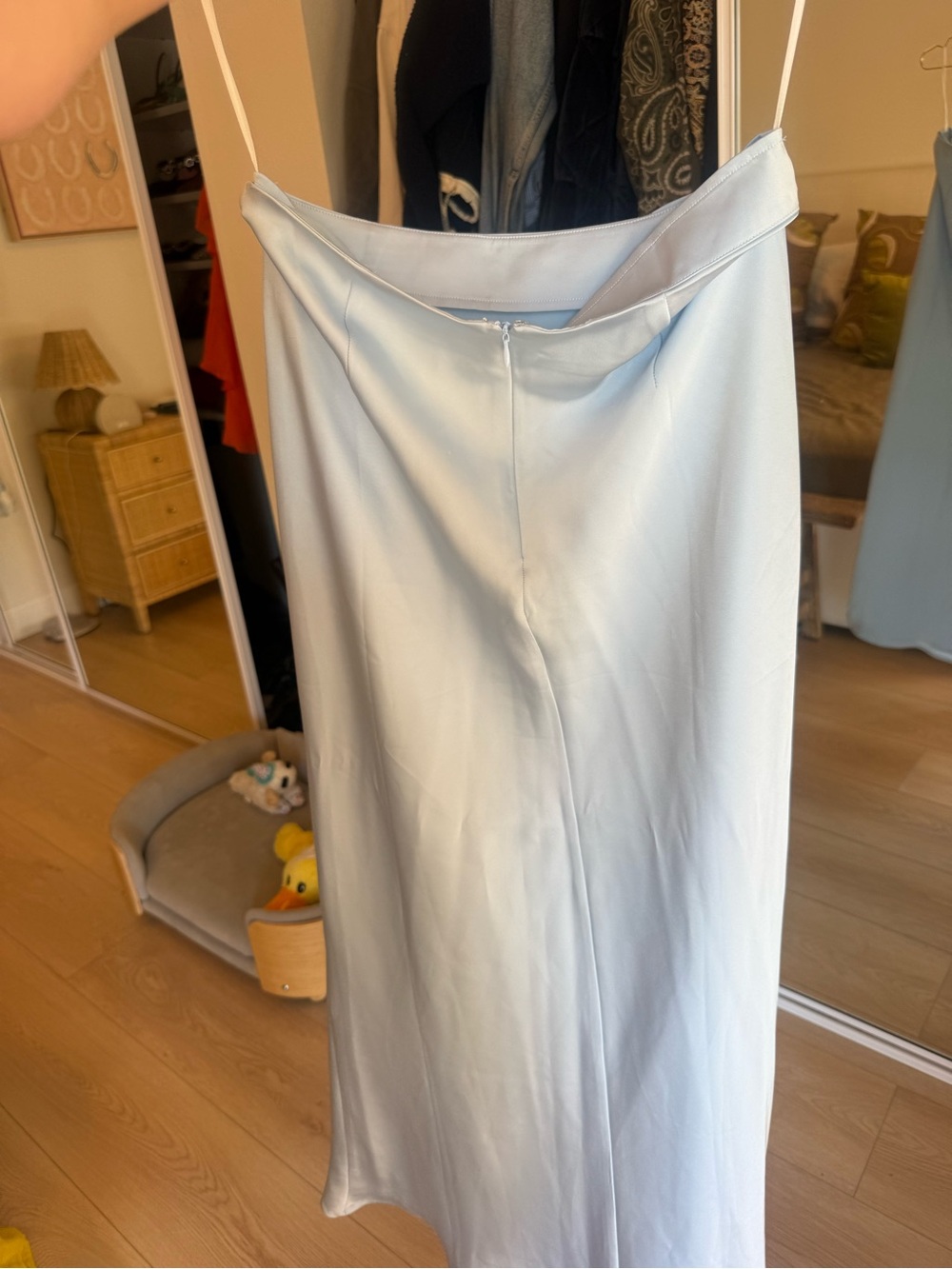 Commense Pale Blue Maxi Skirt - Picture 4 of 4
